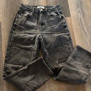 (5) Dynamite Black Straight Leg Jeans with Vintage Appeal